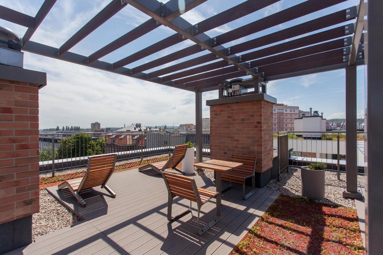 Gdansk, Dlugie Ogrody 18 - Rooftop Terrace, Parking Exterior foto